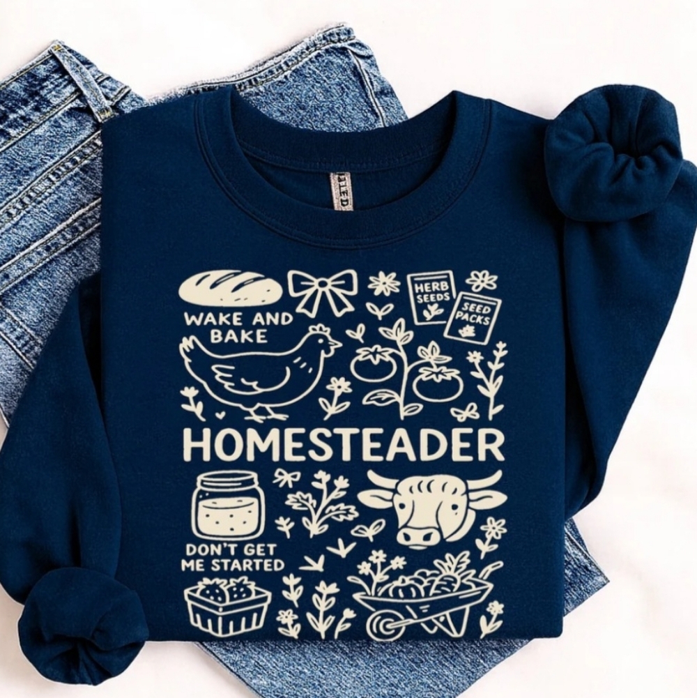 Homesteader Logo On A Shirt. Made As Ordered . Brand Nee